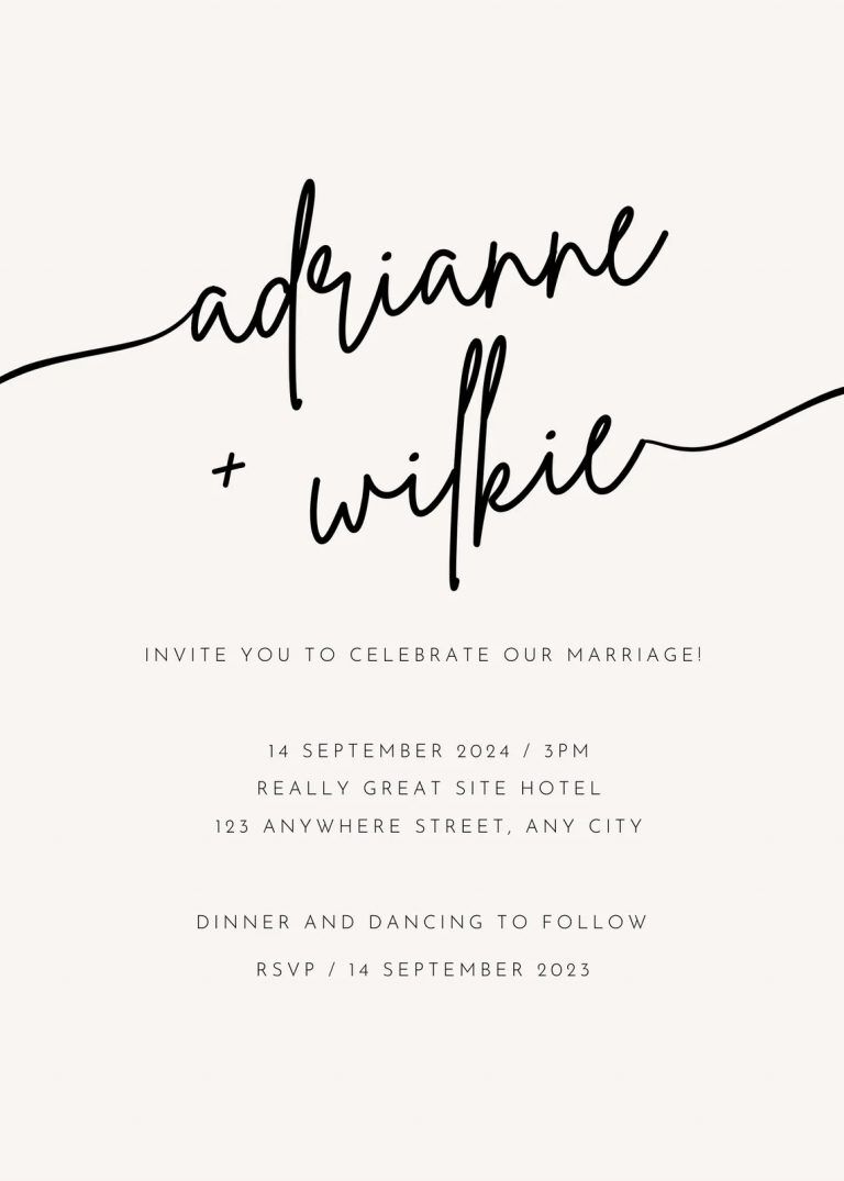 10+ Template Undangan Pernikahan Hits Kekinian Siap Edit TEMPLATE.ID